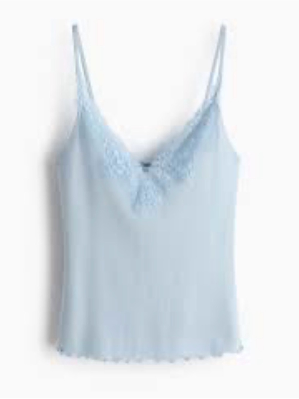 Express Lace Trim Cropped Cami Tank | Size XL